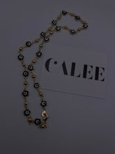 Load image into Gallery viewer, BLACK EVIL EYE NECKLACE
